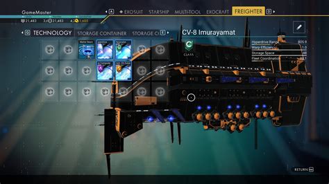 nms freighter max slots